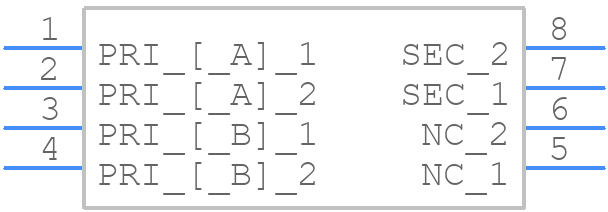 HA3858 - COILCRAFT - PCB symbol