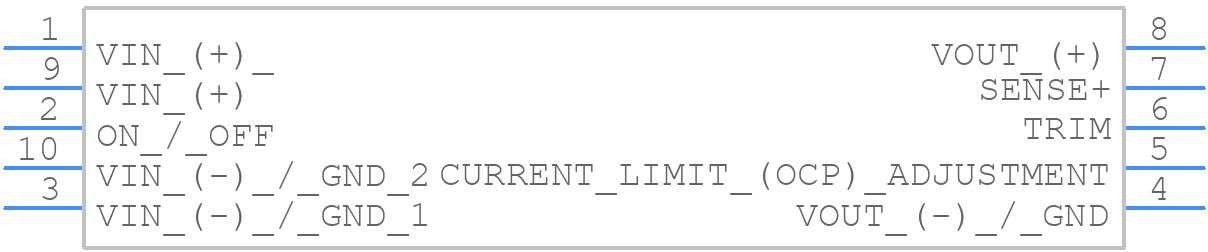 i7A12060A008V-001-R - TDK Lambda - PCB symbol
