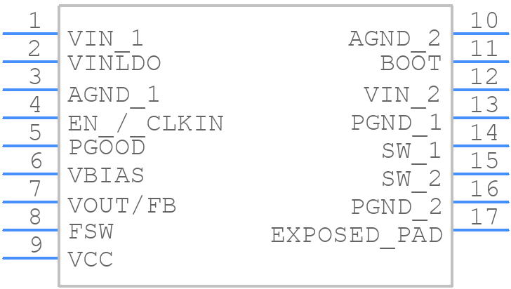 A6983NQTR - STMicroelectronics - PCB symbol