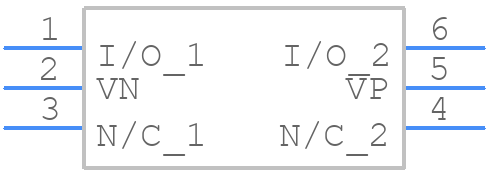 NSP2201MR6T1G - onsemi - PCB symbol