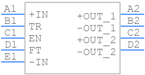 DCM3623T50M13C2T70 - VICOR - PCB symbol