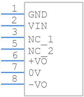 MPWE1205S-3W - Multicomp Pro - PCB symbol
