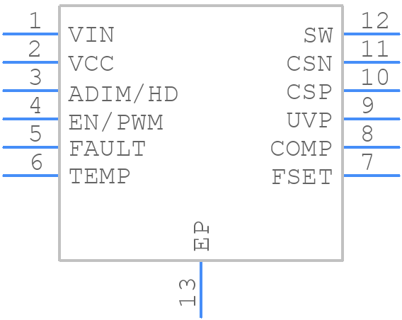 TPS922052DRRR - Texas Instruments - PCB symbol