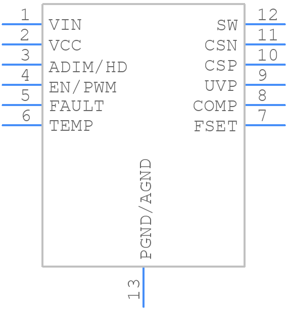 TPS922053DRRR - Texas Instruments - PCB symbol