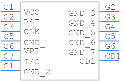 NSIM-10-B - Same Sky - PCB symbol