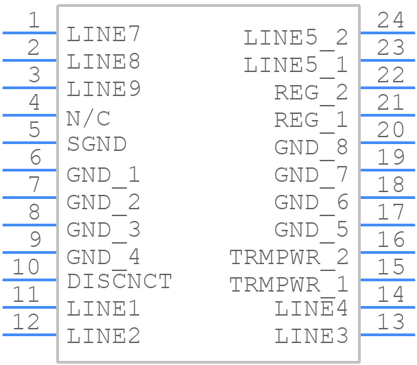 UCC5614PWPG4 - Texas Instruments - PCB symbol