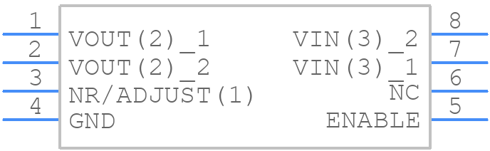 REG101UA-3.3G4 - Texas Instruments - PCB symbol