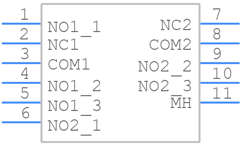CMS-2402C - Nidec Copal - PCB symbol