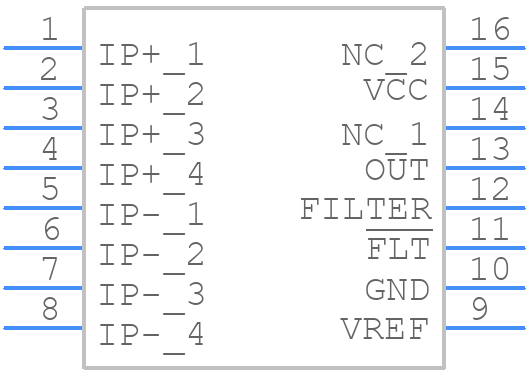CT431-HSWF20DR - Allegro Microsystems - PCB symbol