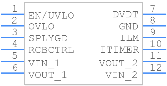 TPS259482LYWPR - Texas Instruments - PCB symbol