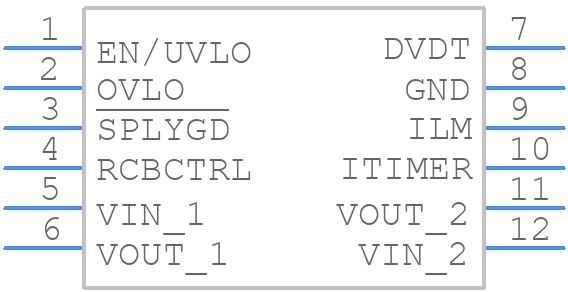 TPS259481LYWPR - Texas Instruments - PCB symbol