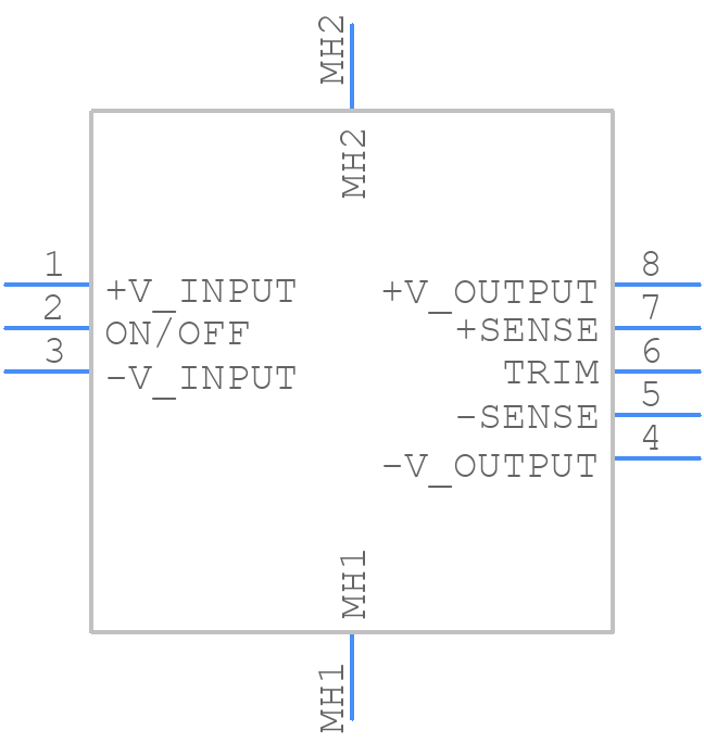 CQB150W-48S24 - Cincon - PCB symbol