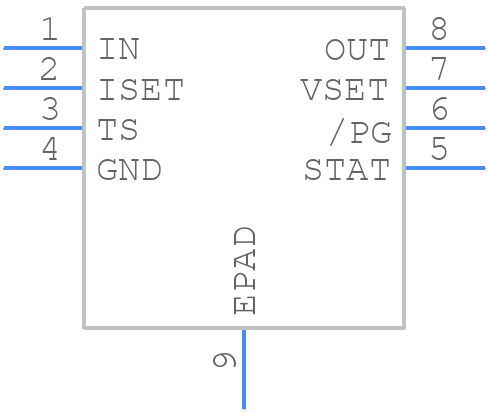 BQ25176JDSGR - Texas Instruments - PCB symbol