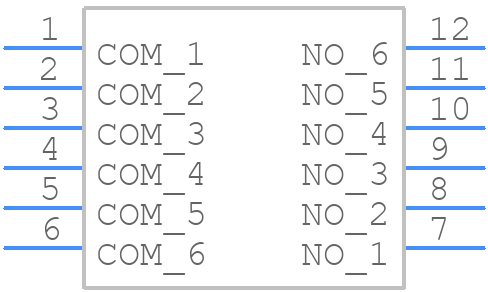 MCDMR-06-T-V-T/R - Multicomp Pro - PCB symbol