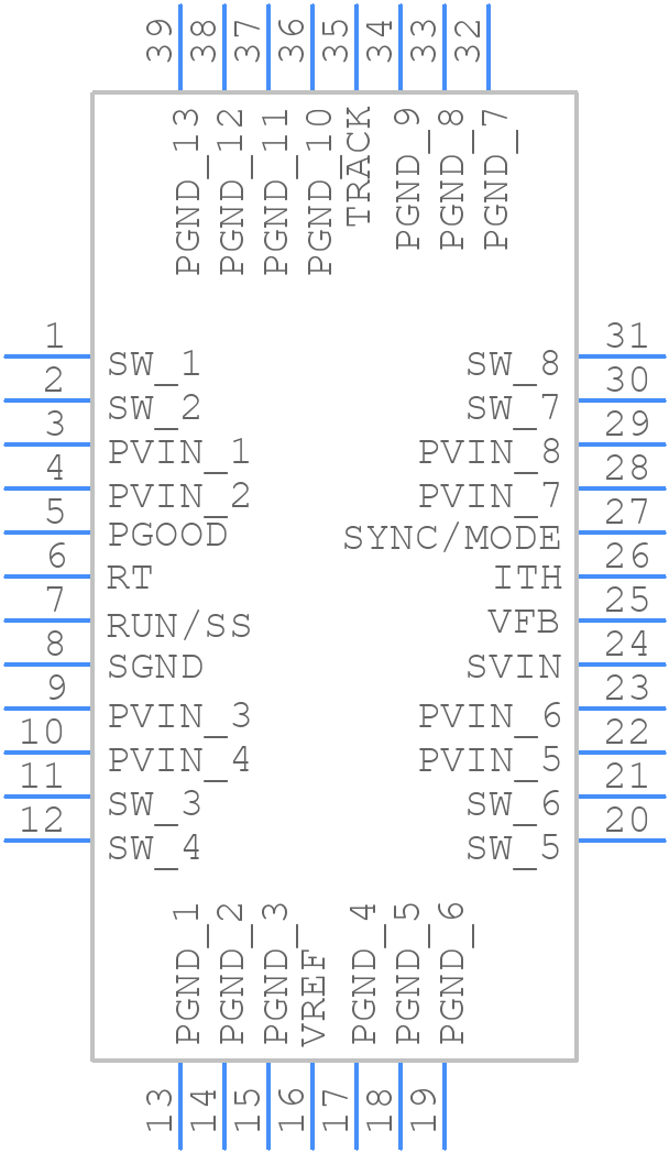 LTC3418EUHF#TRPBF - Analog Devices - PCB symbol