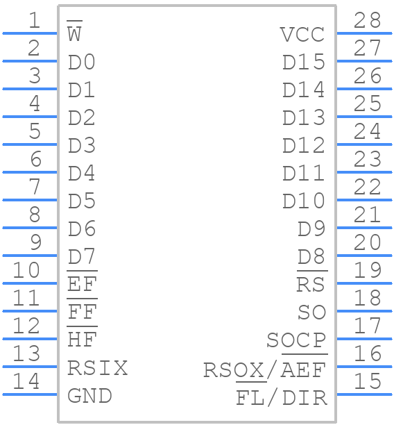 72125L25SOG - Renesas Electronics - PCB symbol