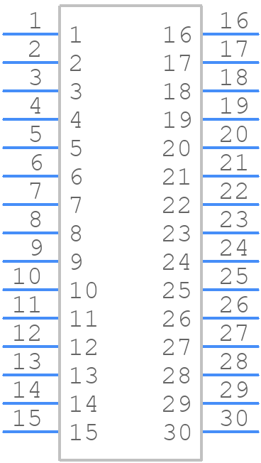 PLC30F300A1/AA - Positronic - PCB symbol