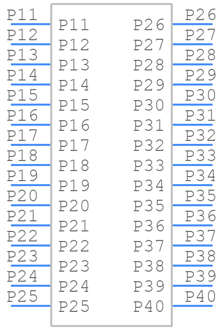 46436-9303 - Molex - PCB symbol