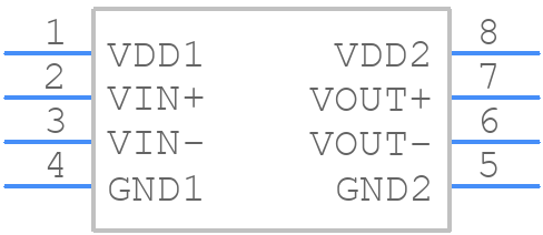 ACPL-C72B-000E - Avago Technologies - PCB symbol