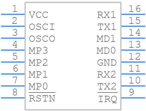 WK2132-ISSG - WEIKAI - PCB symbol