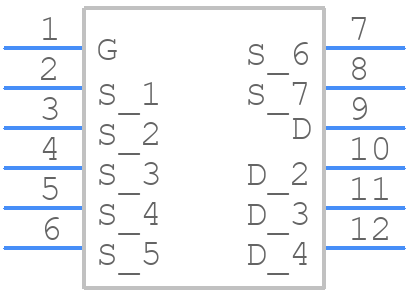 NTBLS0D8N08XTXG - onsemi - PCB symbol