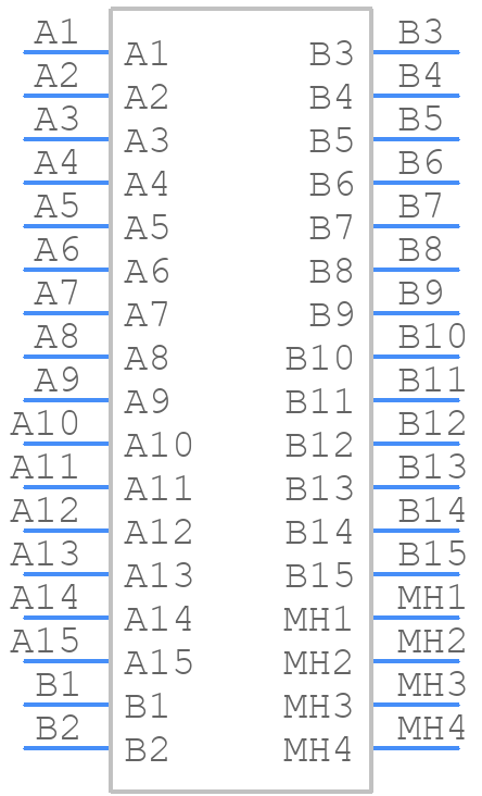 2454917-6 - TE Connectivity - PCB symbol