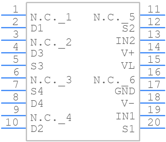 5962-8976301M2A - Analog Devices - PCB symbol