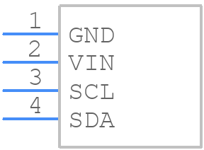 MDOB128032GV-WI - MIDAS DISPLAYS - PCB symbol