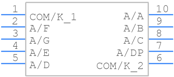 SC39-12EWA - Kingbright - PCB symbol