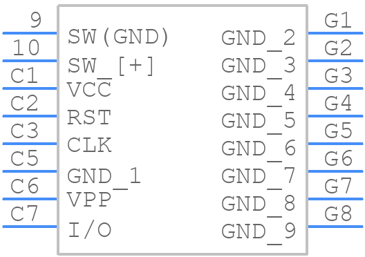 NSIM-6-A - Same Sky - PCB symbol