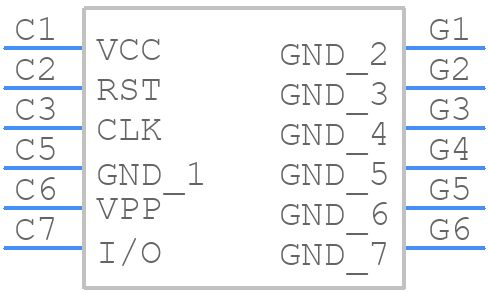NSIM-11-B - Same Sky - PCB symbol
