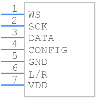 DMM-4026-B-I2S-EB-R - PUI Audio - PCB symbol
