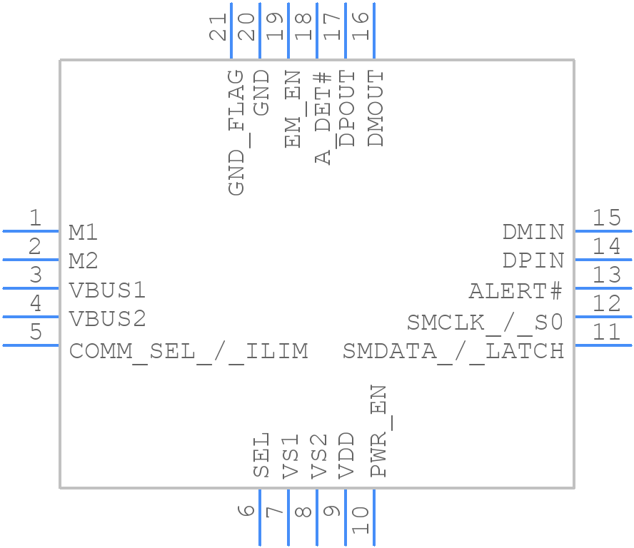 UCS1002-2-BP - Microchip - PCB symbol