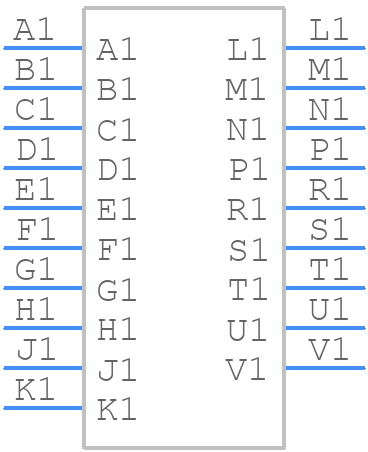 RTS714ND19S03 - Amphenol - PCB symbol