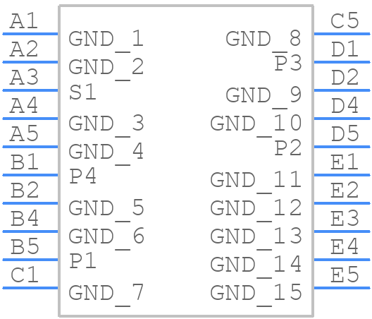ADAR5000ACBZ - Analog Devices - PCB symbol