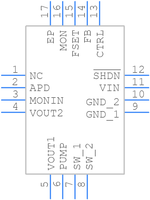 LT3482IUD#TRPBF - Analog Devices - PCB symbol
