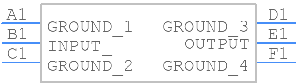TA0724A - TAI-SAW Technology - PCB symbol