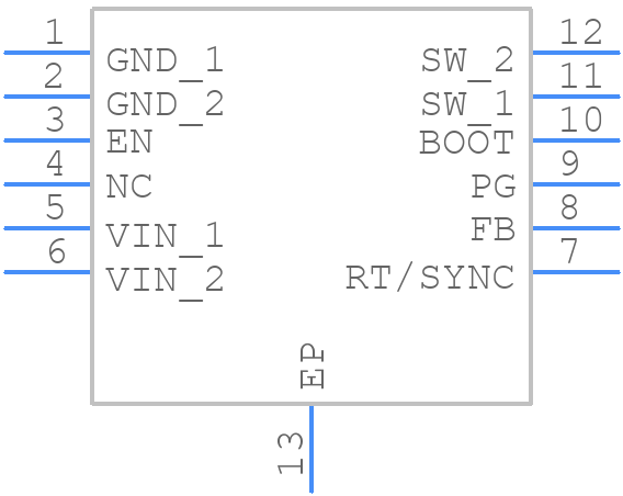 LMR38025SQDRRRQ1 - Texas Instruments - PCB symbol