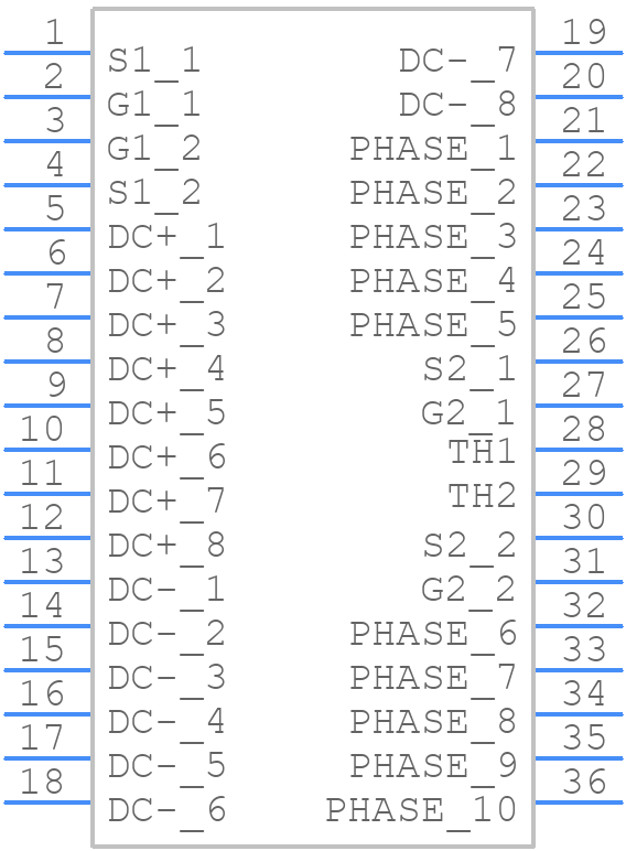 NXH006P120M3F2PTHG - onsemi - PCB symbol