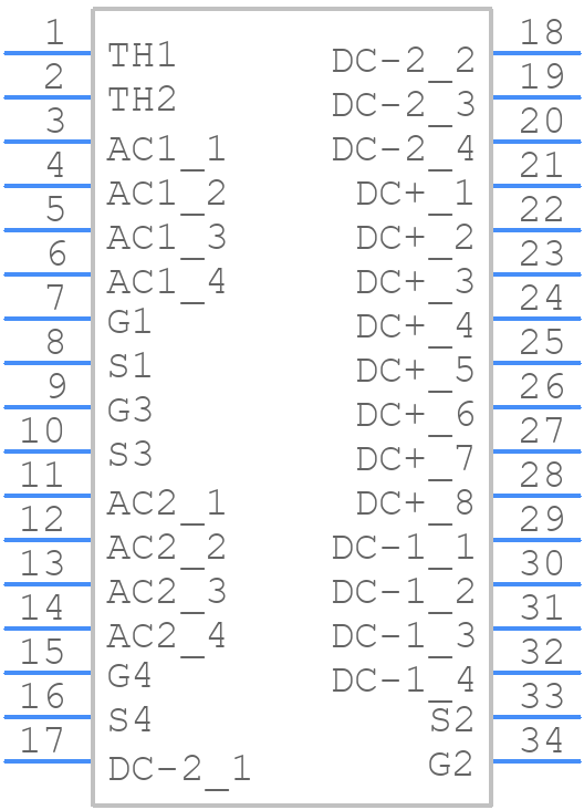 NXH011F120M3F2PTHG - onsemi - PCB symbol