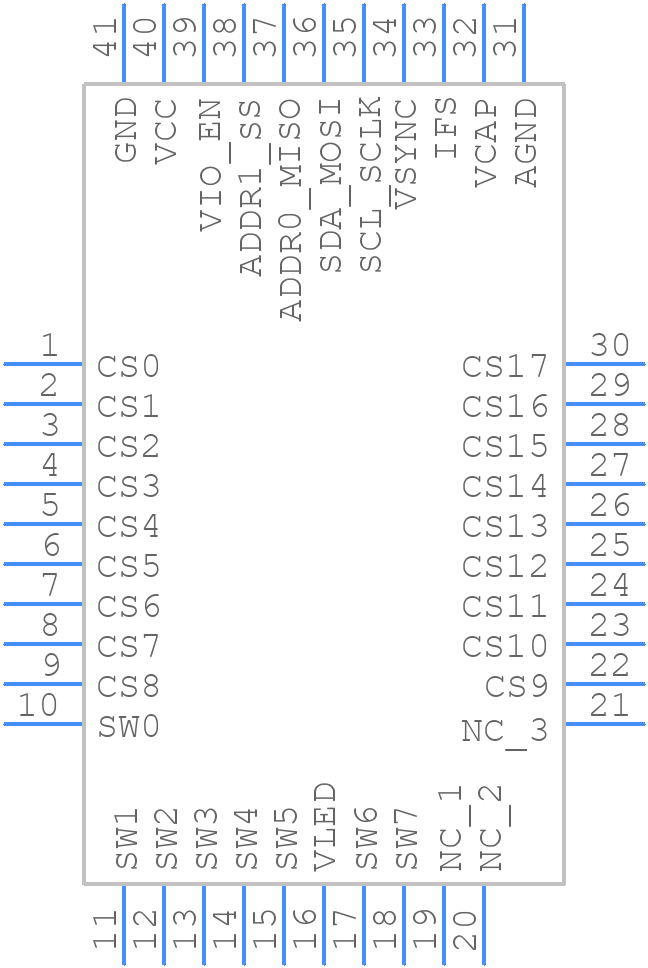 LP5868TMRKPR - Texas Instruments - PCB symbol