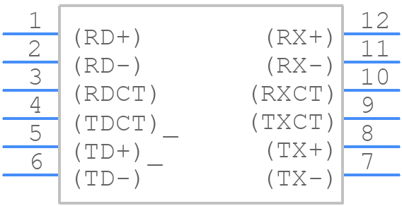 100B-1035T - iNRCORE - PCB symbol