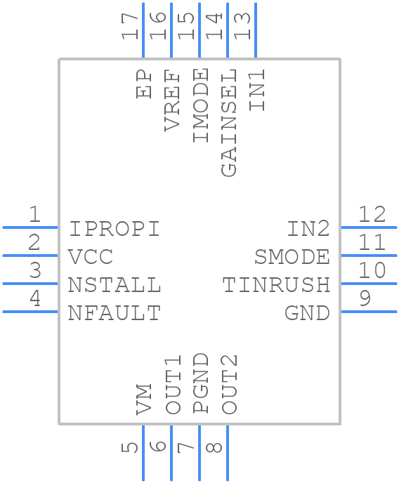 DRV8213RTER - Texas Instruments - PCB symbol