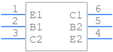 BCM847BS-7 - Diodes Incorporated - PCB symbol