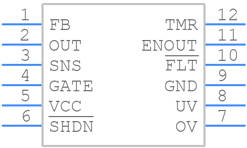 LT4363CMS-2#TRPBF - Analog Devices - PCB symbol
