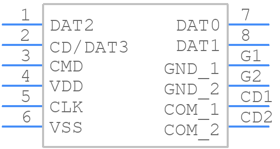 MSD-6-A - Same Sky - PCB symbol