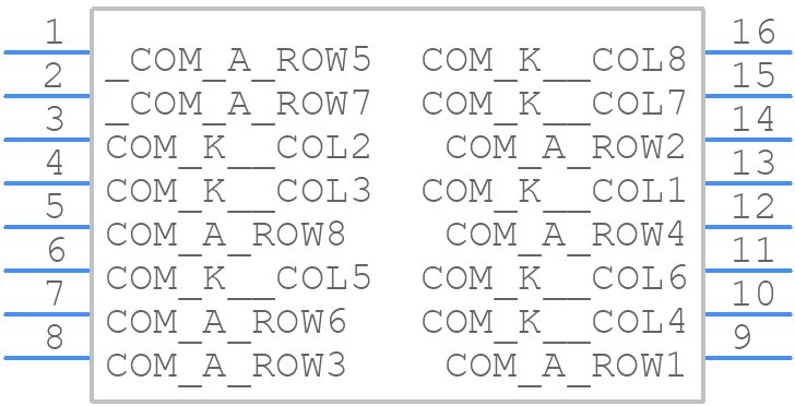 OSL641501-BRA - OptoSupply - PCB symbol