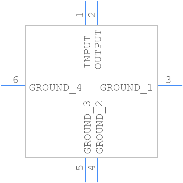 LPF-B0R3+ - Mini-Circuits - PCB symbol