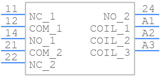 RT424A24 - TE Connectivity - PCB symbol