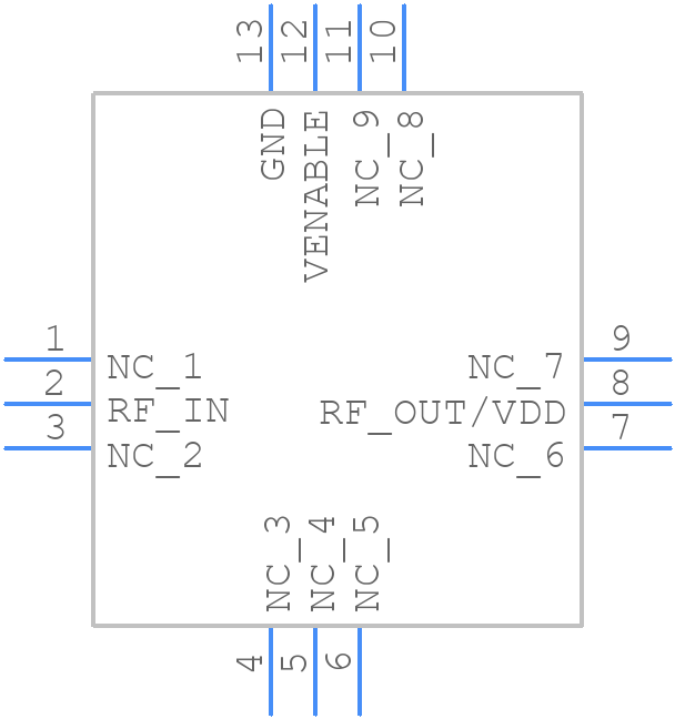 GRF2051 - Guerrilla RF - PCB symbol